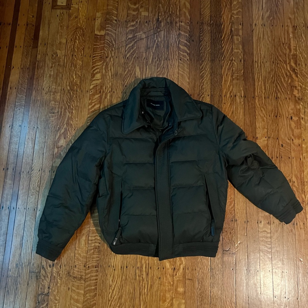 Men's Green Puffer Jacket